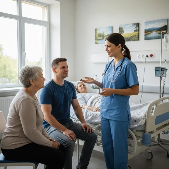 Общение с родственниками пациента: обязанности медсестры