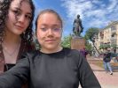 Студентки «МедСкиллс» приняли участие в памятных мероприятиях у монумента А.С. Пушкину
