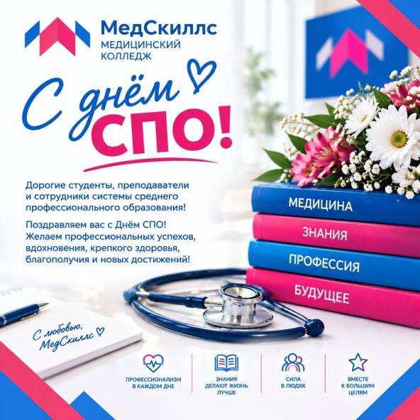 «МедСкиллс» поздравляет с Днем среднего профессионального образования